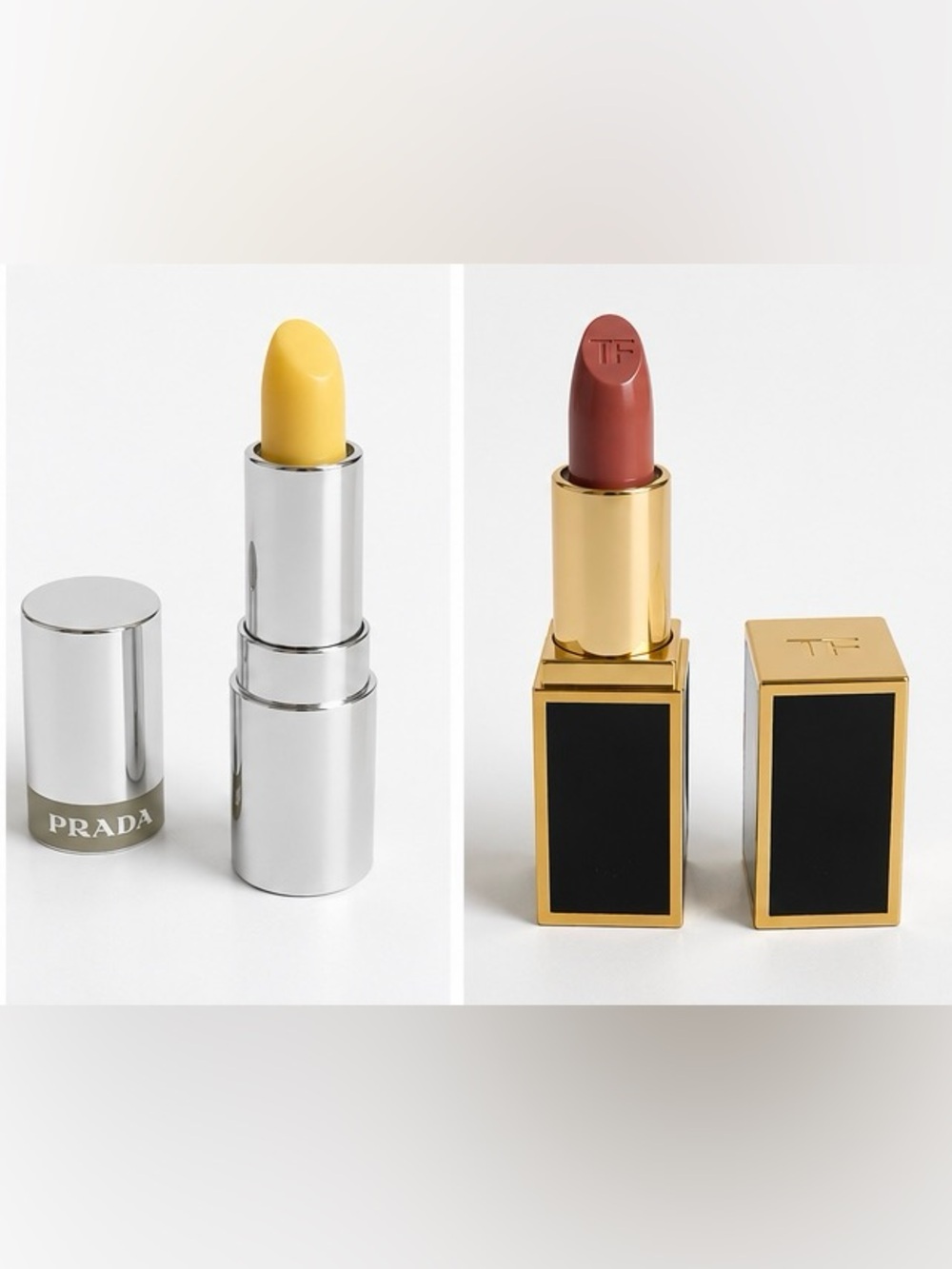 Prada + Tom Ford Luxury Mini Lip Duo Balm & Lipstick NEW - Picture 3 of 4